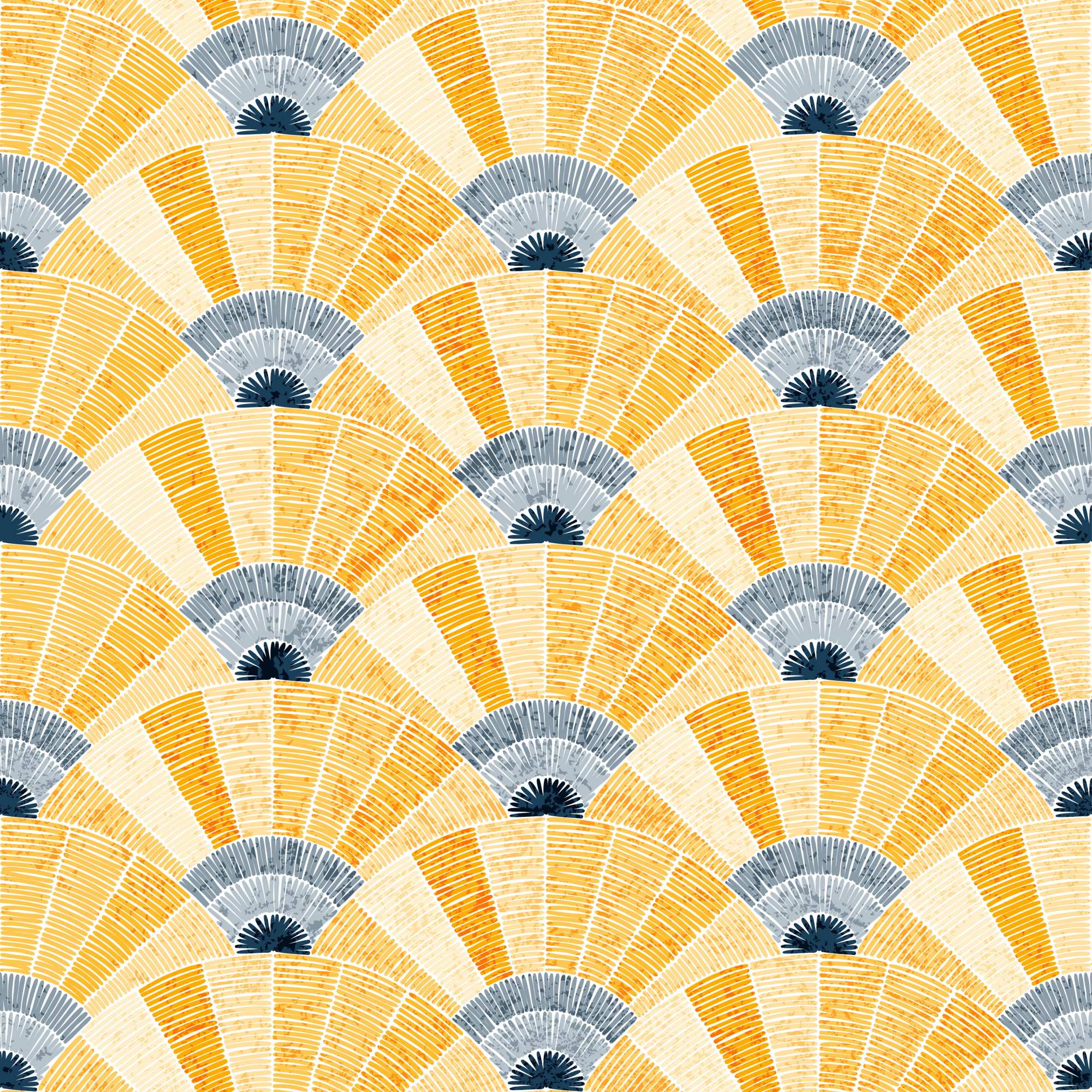 Ilanga Yellow Weave Wallpaper 2 Wallpaper and Wall Murals South Africa Ilanga Yellow Weave Wallpaper, fan motif in yellow and grey wallpaper - WallpaperOnline