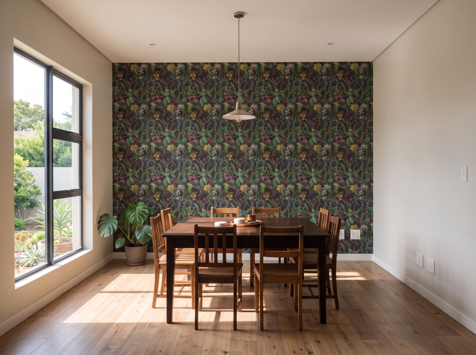Tropicale Breeze Wallpaper 3 Wallpaper and Wall Murals South Africa Tropicale Breeze Wallpaper shown in a dining room