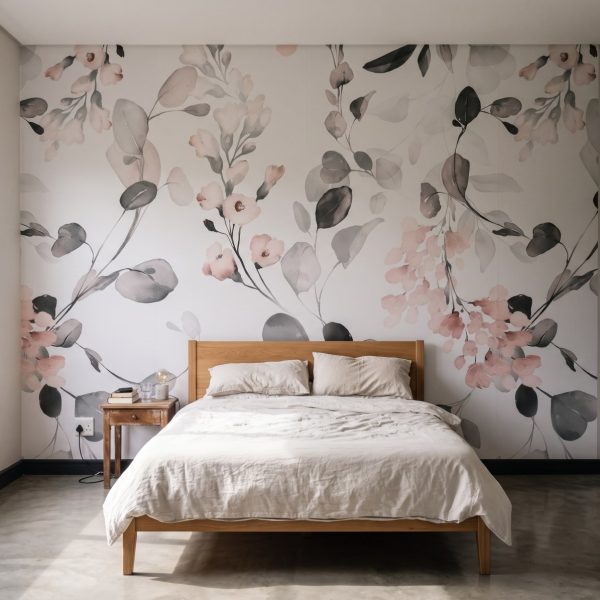 Mural Eucalyptus Grey