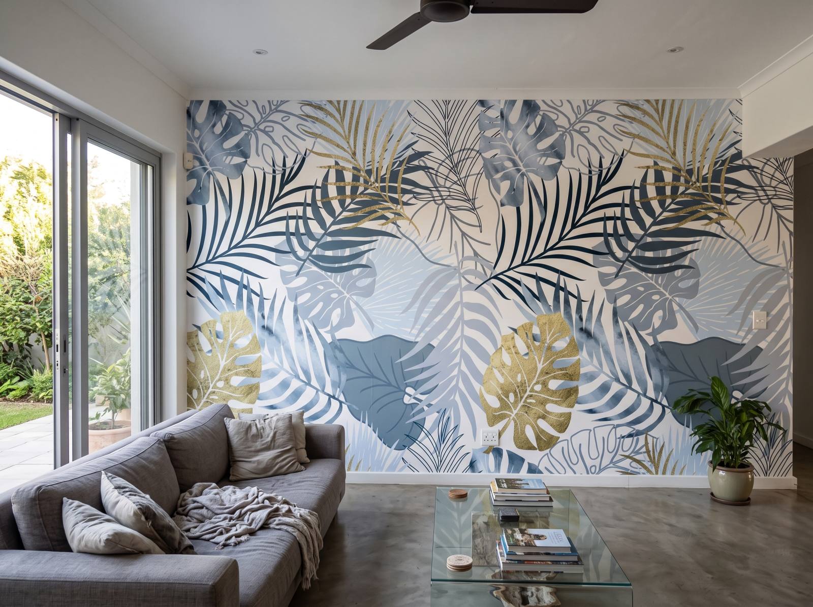Mural Parade 1 Wallpaper and Wall Murals South Africa Mural Parade shown in a living room
