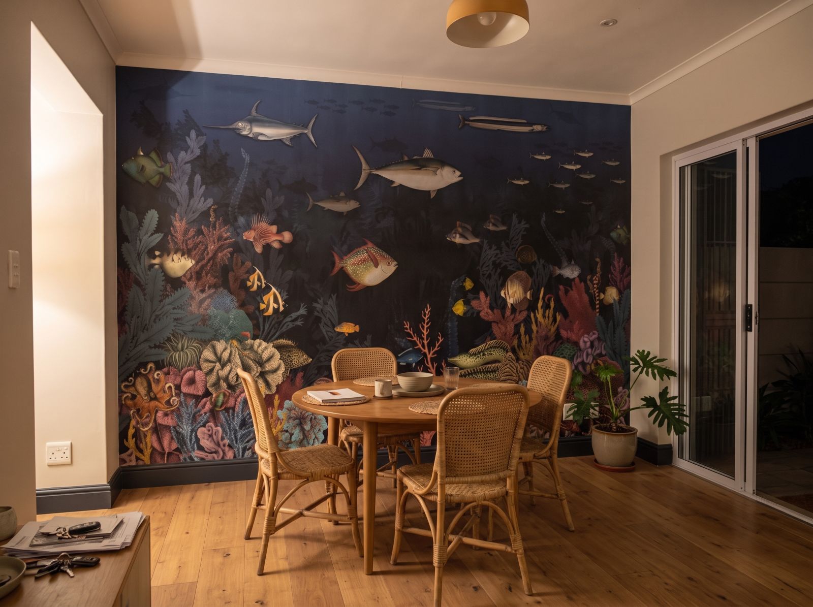 Mural Ossiano View 3 Wallpaper and Wall Murals South Africa Mural Ossiano View shown in a dining room