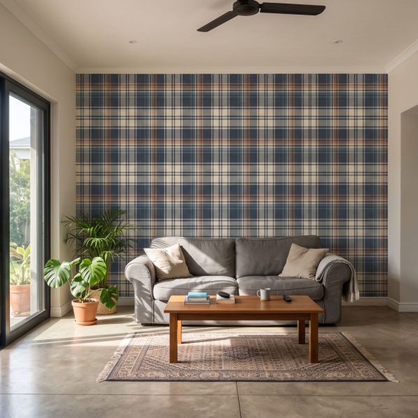 Night Tartan Plaid Wallpaper