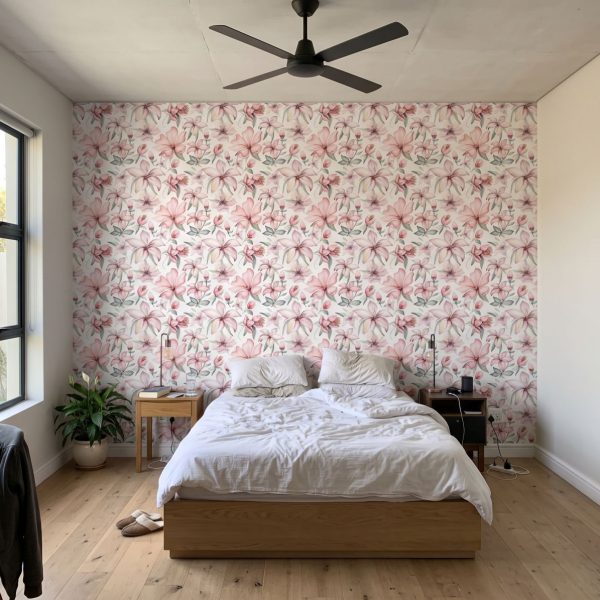Pink Frangipani Wallpaper