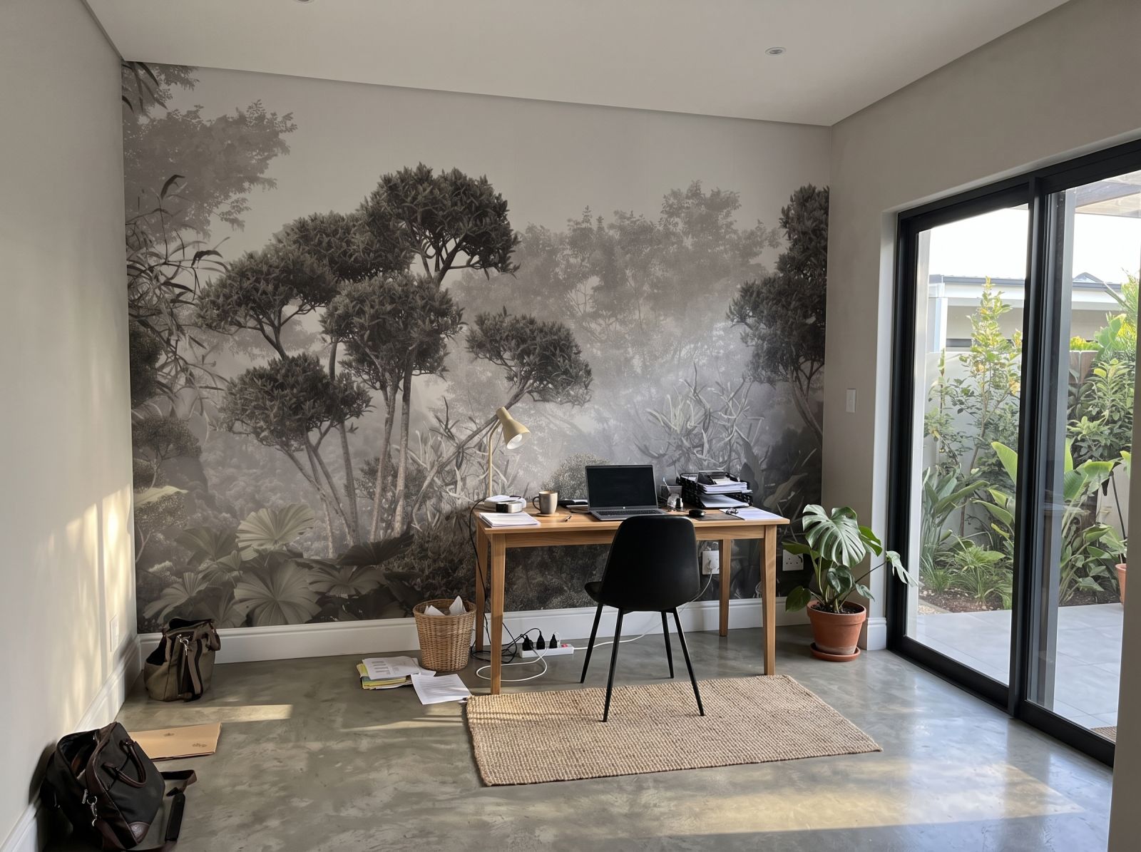 Mural Columbus Forest 3 Wallpaper and Wall Murals South Africa Mural Columbus Forest shown in a home office