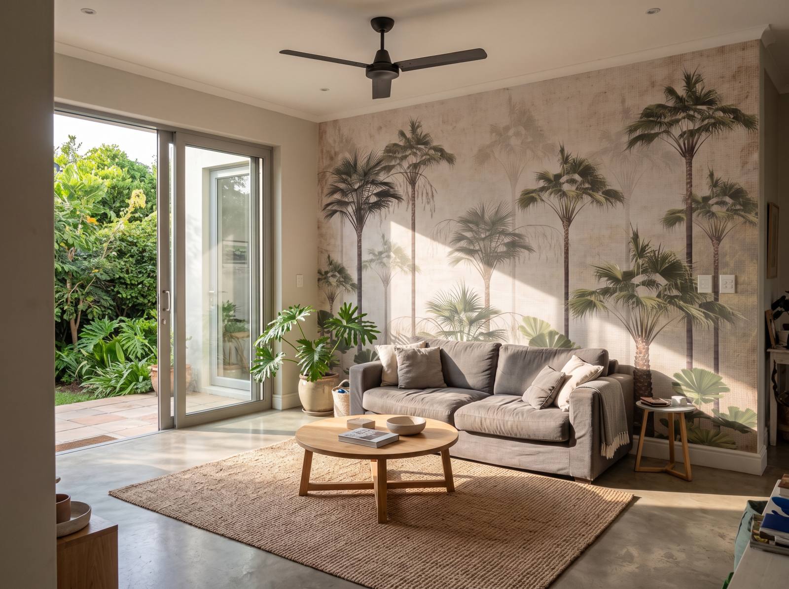 Mural Hudson Forest 1 Wallpaper and Wall Murals South Africa Mural Hudson Forest shown in a living room
