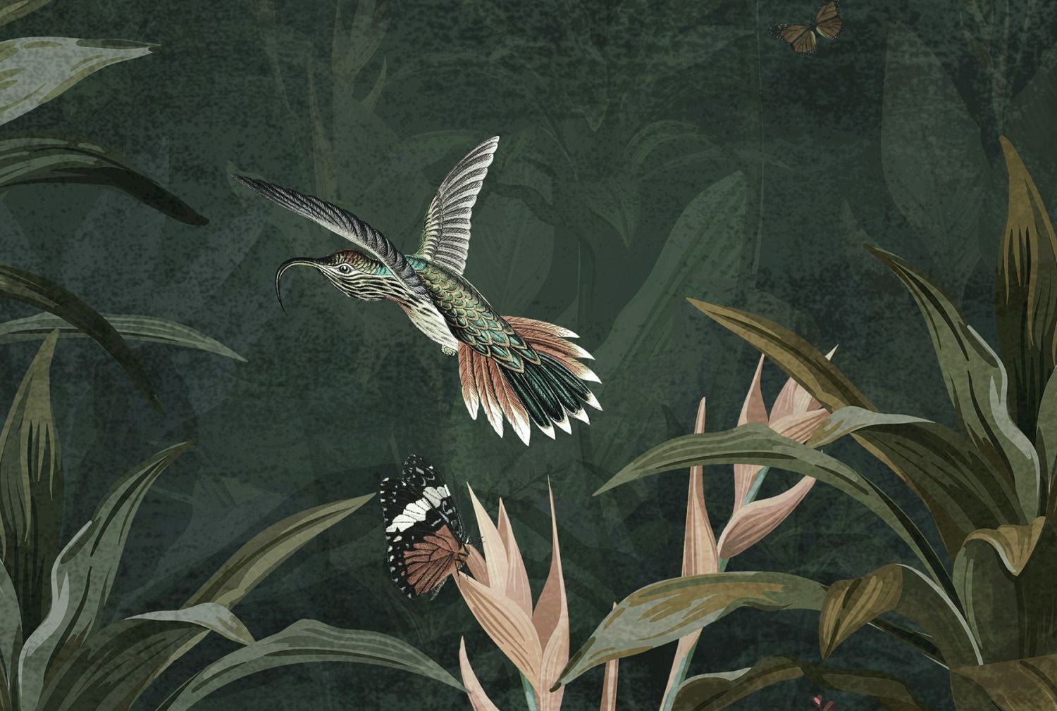 Mural Evergreen Garden 4 Wallpaper and Wall Murals South Africa Mural Evergreen Garden close-up showing texture and colour