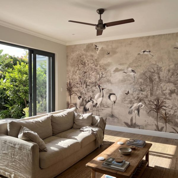 Mural Storks in Eden
