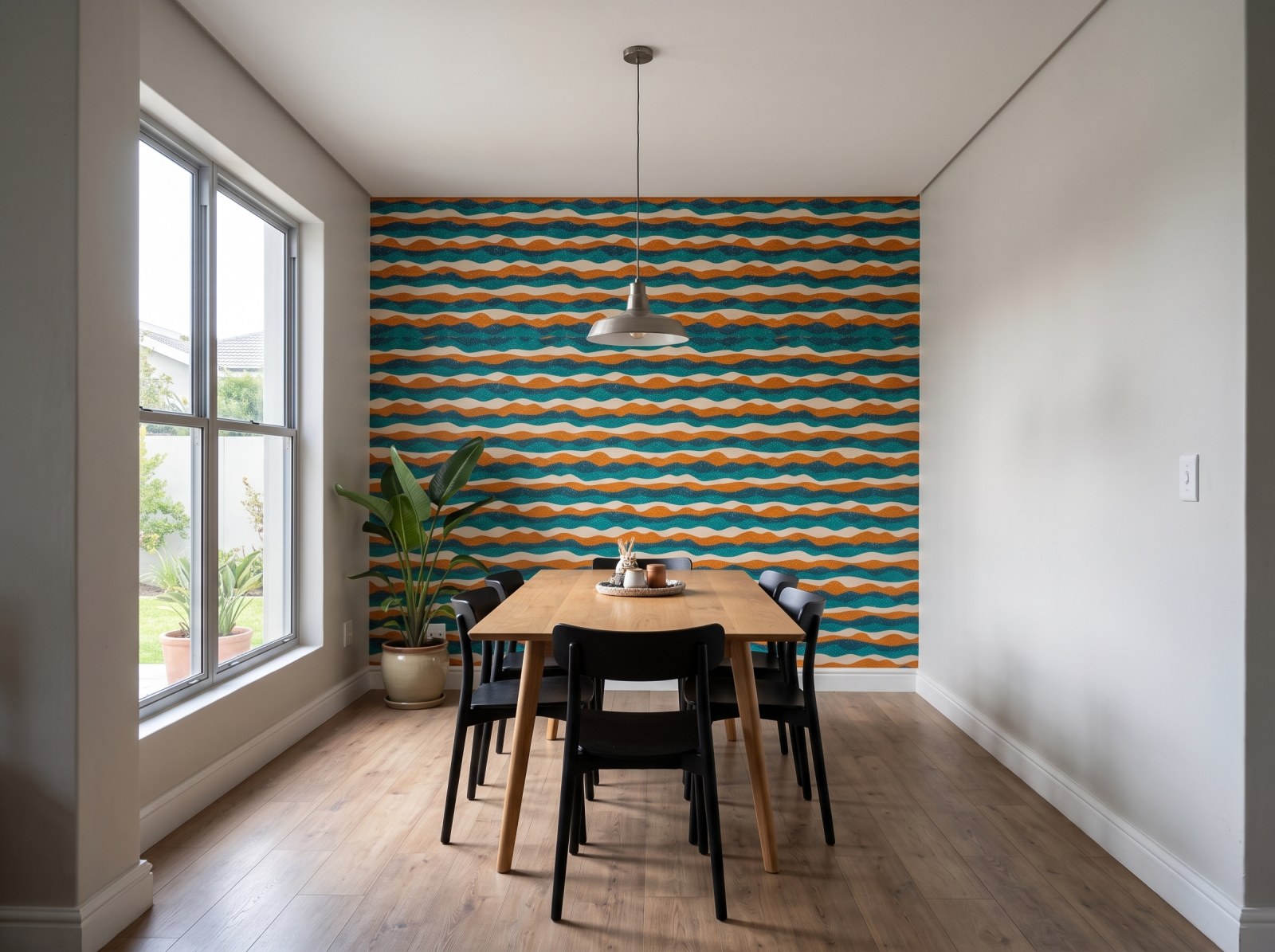 December Rolling Hills Wallpaper 3 Wallpaper and Wall Murals South Africa December Rolling Hills Wallpaper shown in a dining room