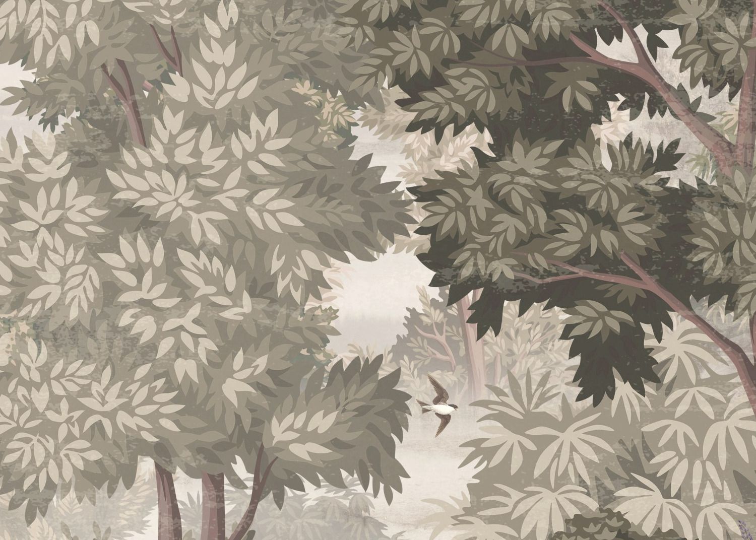 Mural Canopy Paradise 4 Wallpaper and Wall Murals South Africa Mural Canopy Paradise close-up showing texture and colour