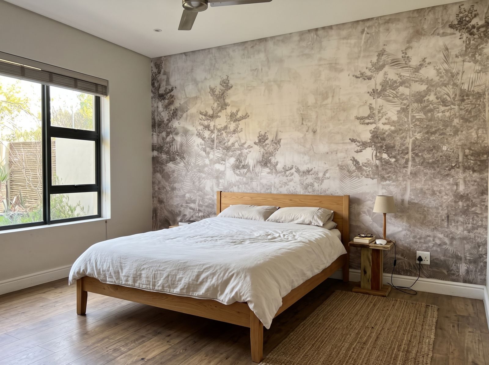 Mural Drake Forest 1 Wallpaper and Wall Murals South Africa Mural Drake Forest shown in a bedroom