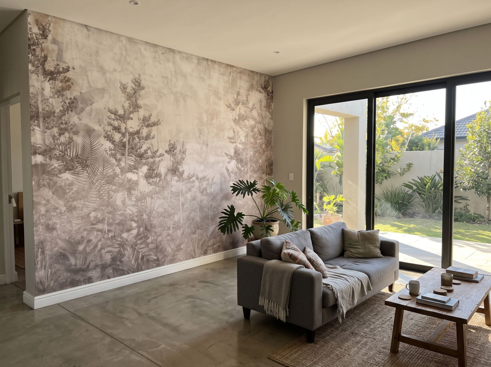 Mural Drake Forest 3 Wallpaper and Wall Murals South Africa Mural Drake Forest shown in a living room