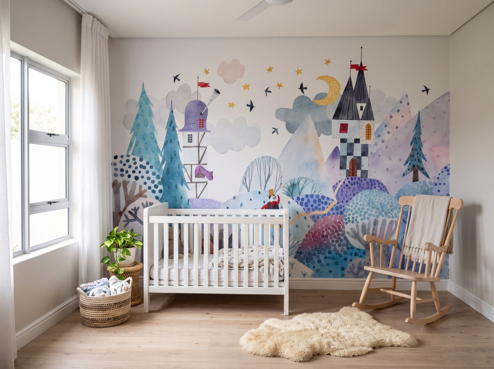 Mural Potter Kids 1 Wallpaper and Wall Murals South Africa Mural Potter Kids shown in a nursery