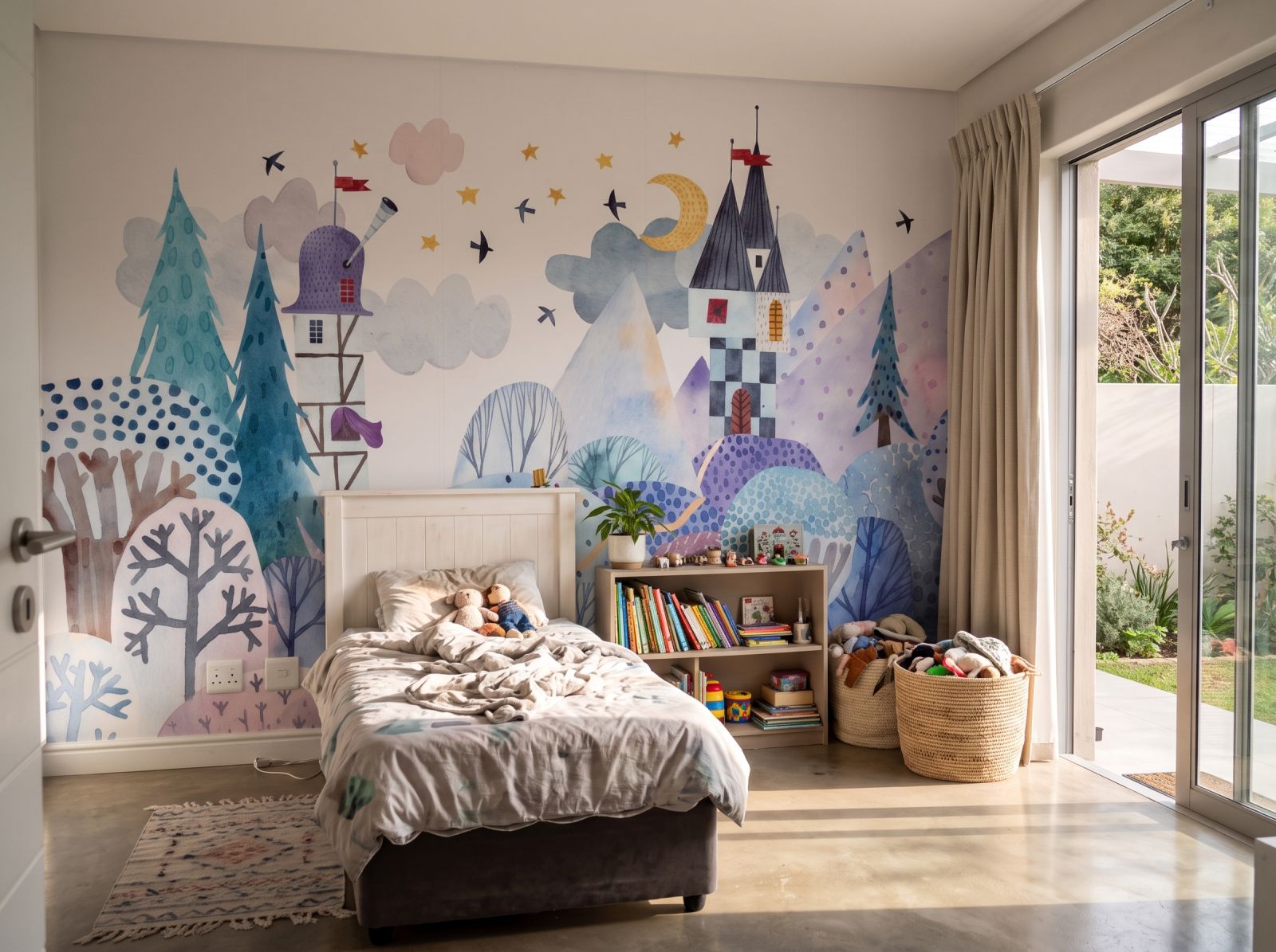 Mural Potter Kids 3 Wallpaper and Wall Murals South Africa Mural Potter Kids shown in a bedroom