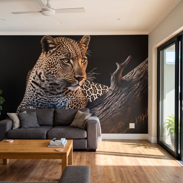 Mural Leopard's Perch