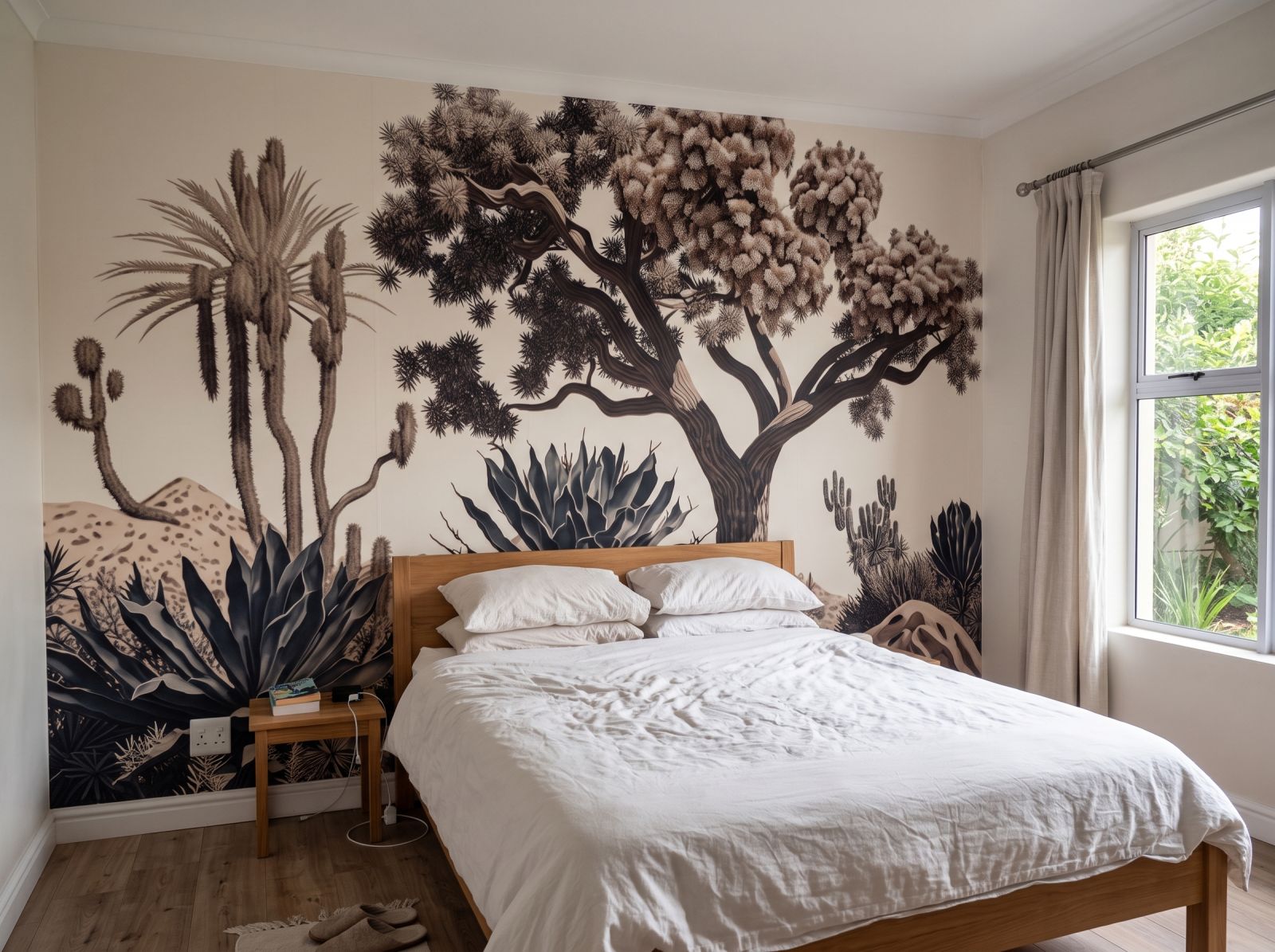 Mural Desert Oasis 3 Wallpaper and Wall Murals South Africa Mural Desert Oasis shown in a bedroom