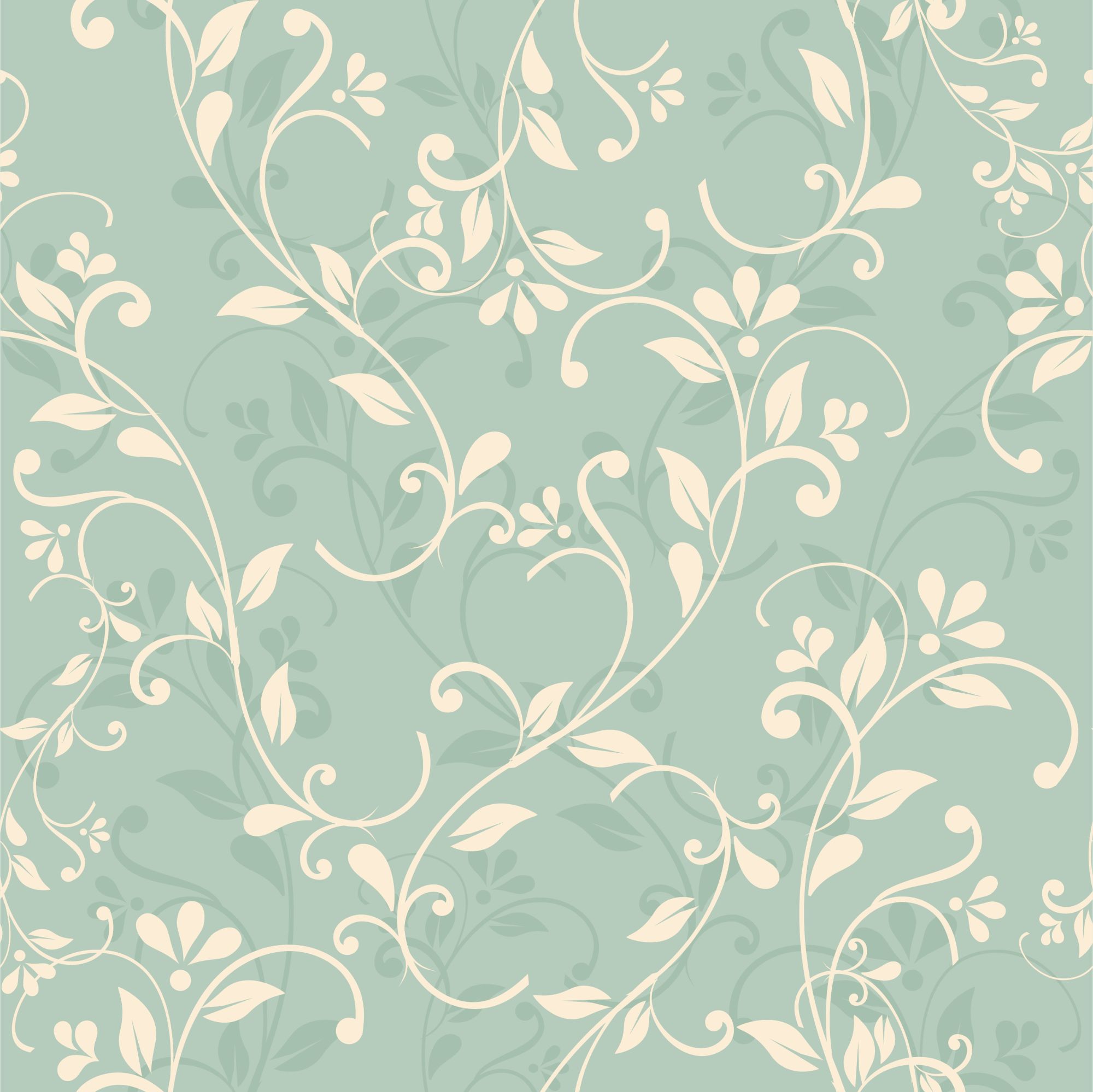 Tanglewood Wallpaper 2 Wallpaper and Wall Murals South Africa Tanglewood Wallpaper, flowing vine and leaf scroll in sage green and cream wallpaper - WallpaperOnline