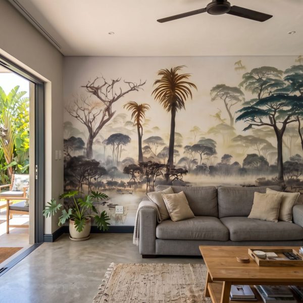 Mural Safari Bliss in Africa