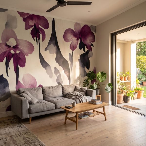 Mural Violet Veil