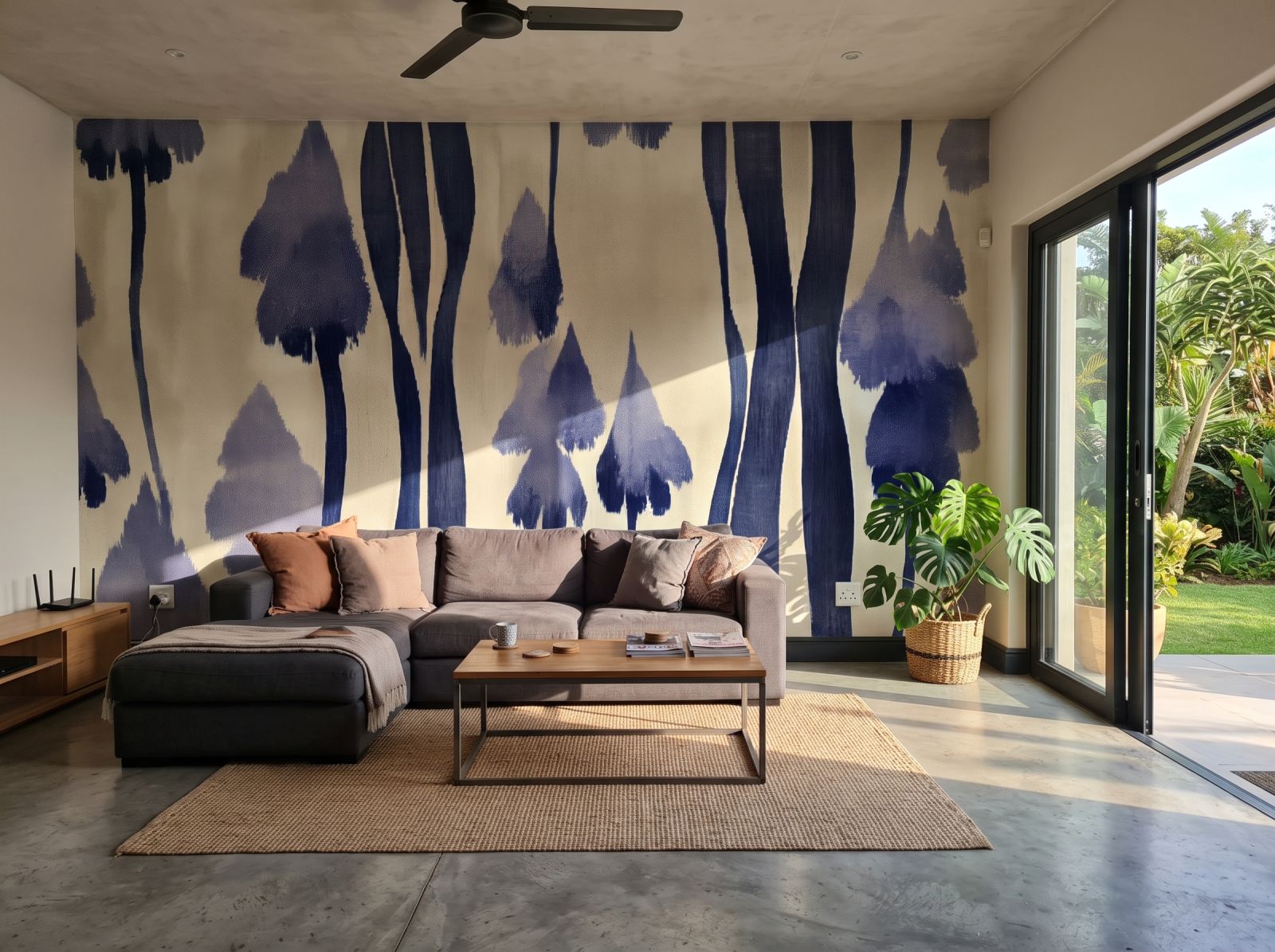 Mural Tranquil Hues 1 Wallpaper and Wall Murals South Africa Mural Tranquil Hues shown in a living room