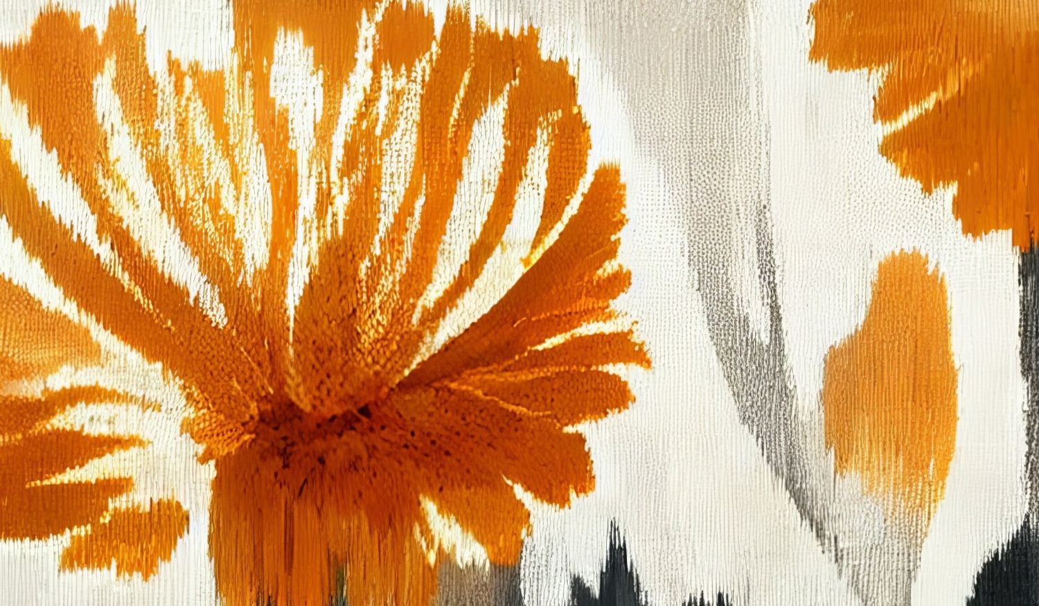 Mural Marigold Meadows 4 Wallpaper and Wall Murals South Africa Mural Marigold Meadows close-up showing texture and colour