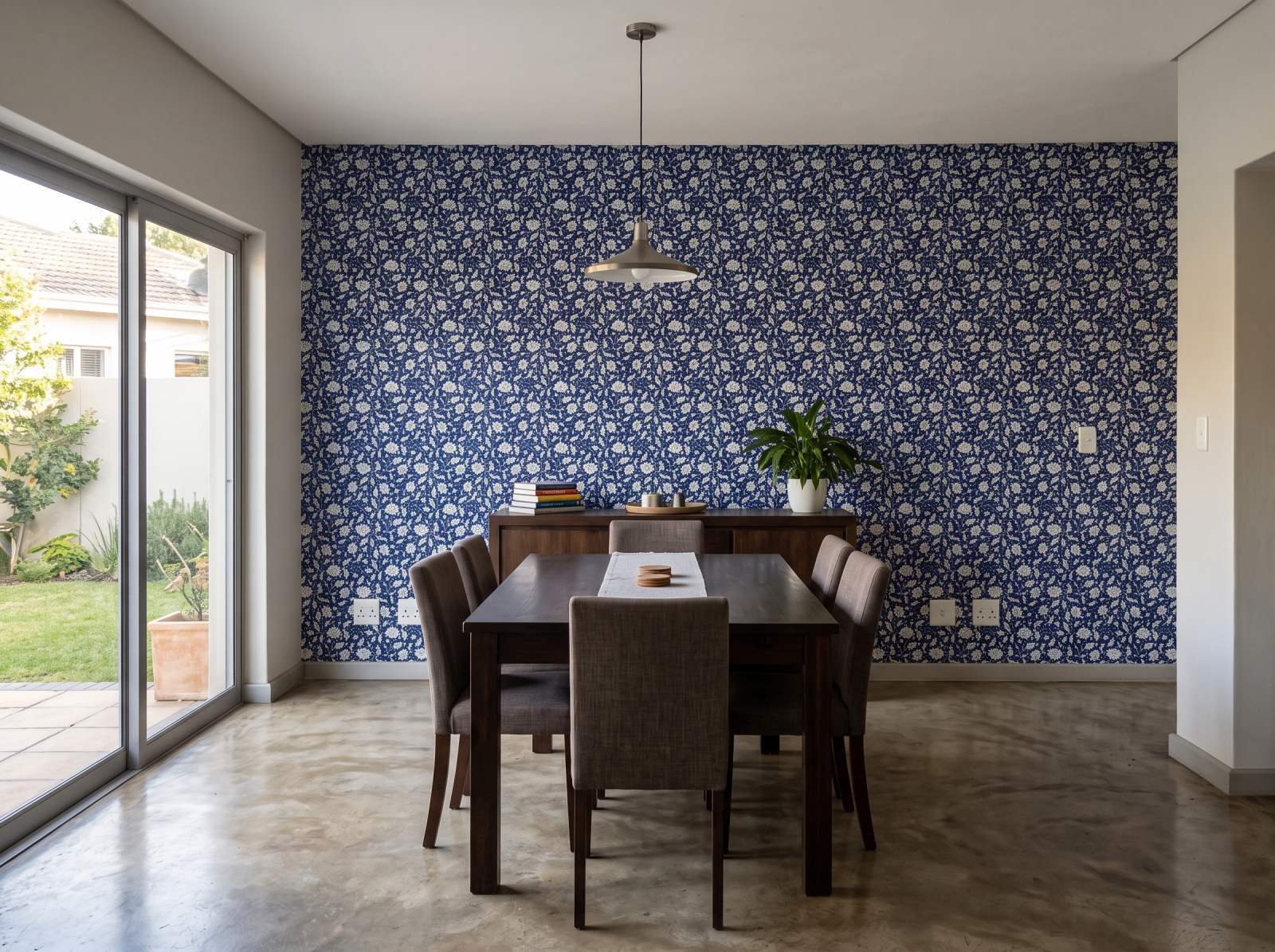 Fediola Wallpaper 1 Wallpaper and Wall Murals South Africa Fediola Wallpaper shown in a dining room
