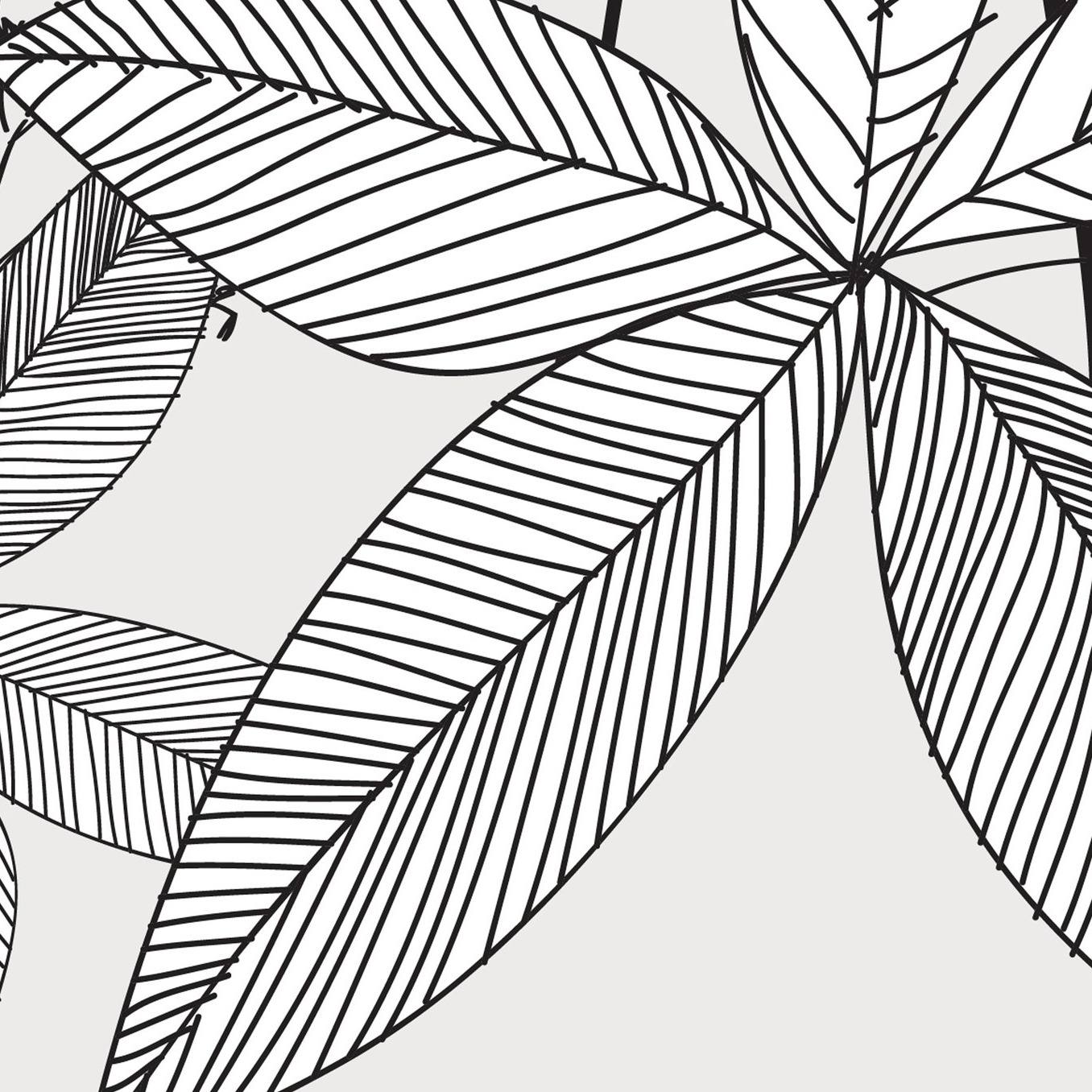 Line Drawn Leaf Wallpaper 4 Wallpaper and Wall Murals South Africa Line Drawn Leaf Wallpaper close-up showing texture and colour