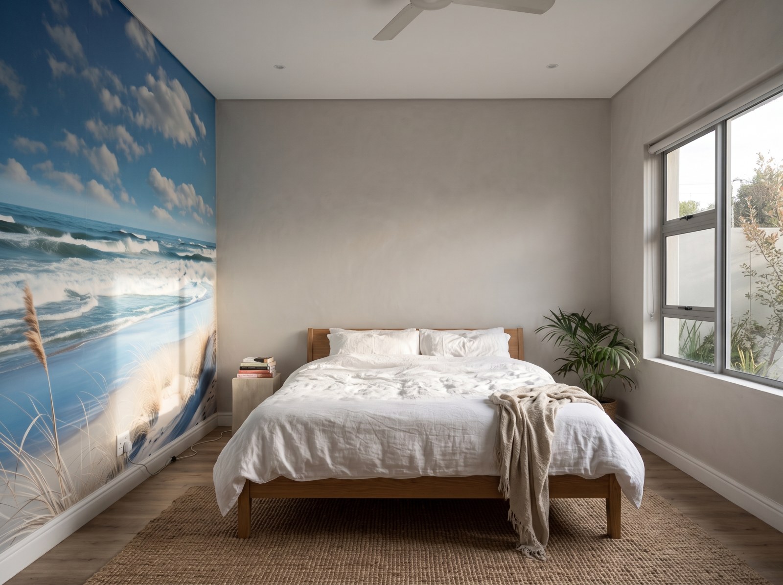 Mural Sea Grass 3 Wallpaper and Wall Murals South Africa Mural Sea Grass shown in a bedroom