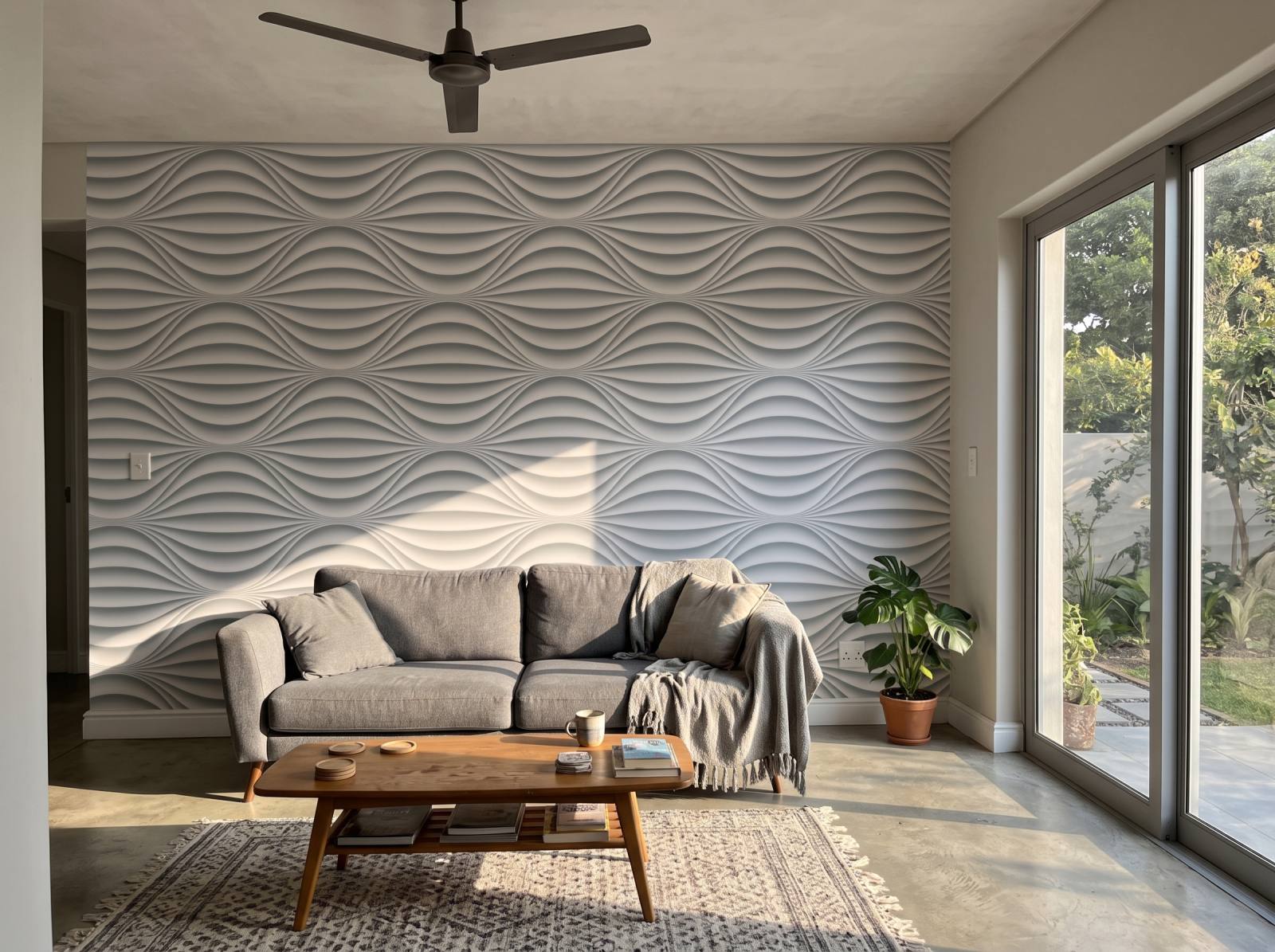 Mural Circular Abstract 1 Wallpaper and Wall Murals South Africa Mural Circular Abstract shown in a living room