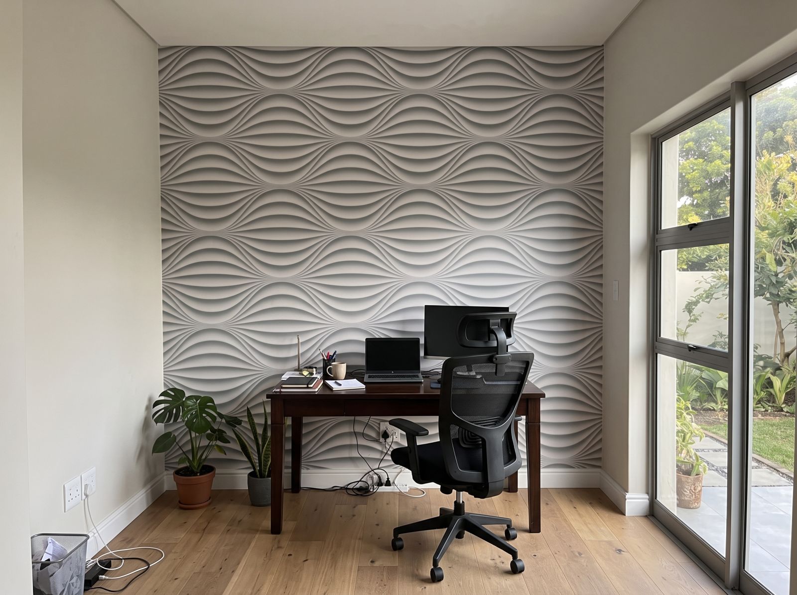 Mural Circular Abstract 3 Wallpaper and Wall Murals South Africa Mural Circular Abstract shown in a home office