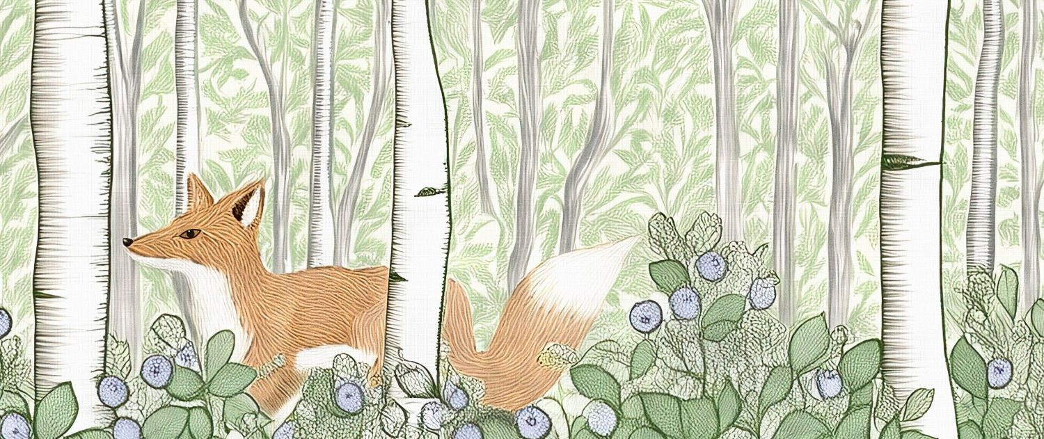 Birch Forest Kids Mural Spring 5 Wallpaper and Wall Murals South Africa Birch Forest Kids Mural Spring close-up showing texture and colour