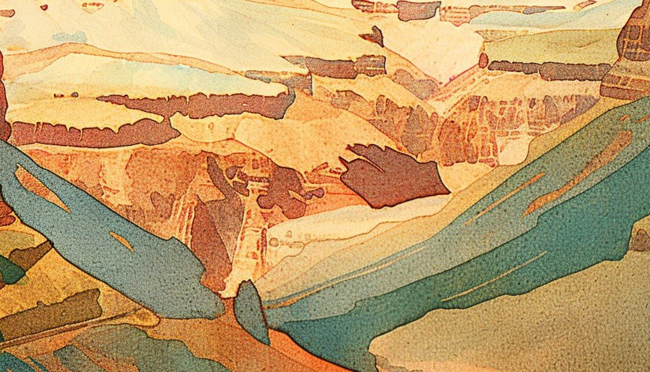Canyon Vista Mural 4 Wallpaper and Wall Murals South Africa Canyon Vista Mural close-up showing texture and colour