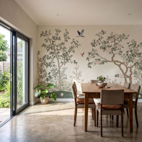 Chinois Flower Wall Mural