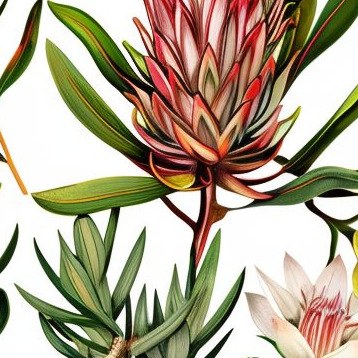 Fynbos in Detail Wallpaper 4 Wallpaper and Wall Murals South Africa Fynbos in Detail Wallpaper close-up showing texture and colour