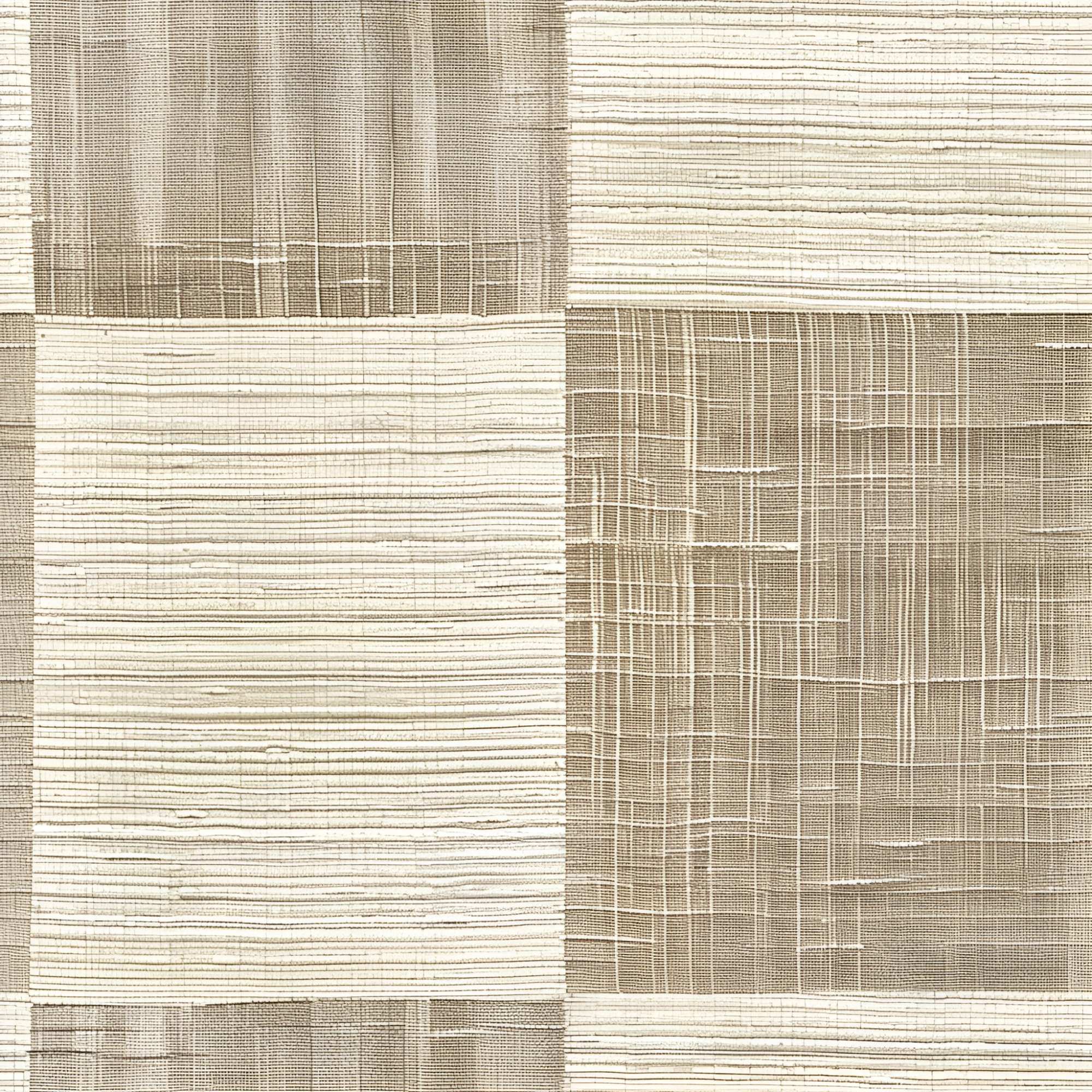 Grasscloth Quilt Wallpaper 2 Wallpaper and Wall Murals South Africa Grasscloth Quilt, grasscloth weave patchwork in cream and taupe wallpaper - WallpaperOnline