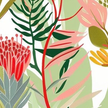 Mural Fynbos in Bloom 4 Wallpaper and Wall Murals South Africa Mural Fynbos in Bloom close-up showing texture and colour