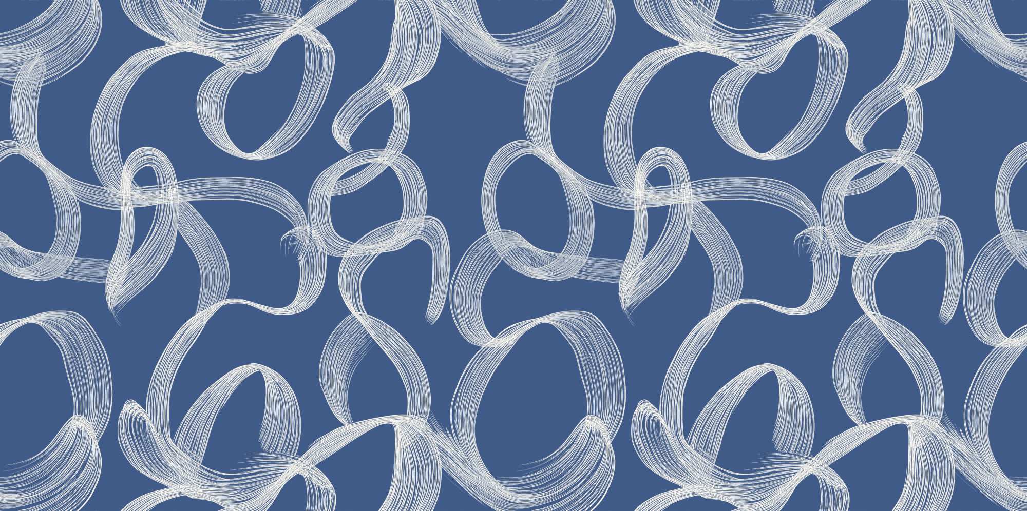 Ether Flow Mural Navy 2 Wallpaper and Wall Murals South Africa Ether Flow Mural Navy, ribbon line pattern in navy and white mural - WallpaperOnline