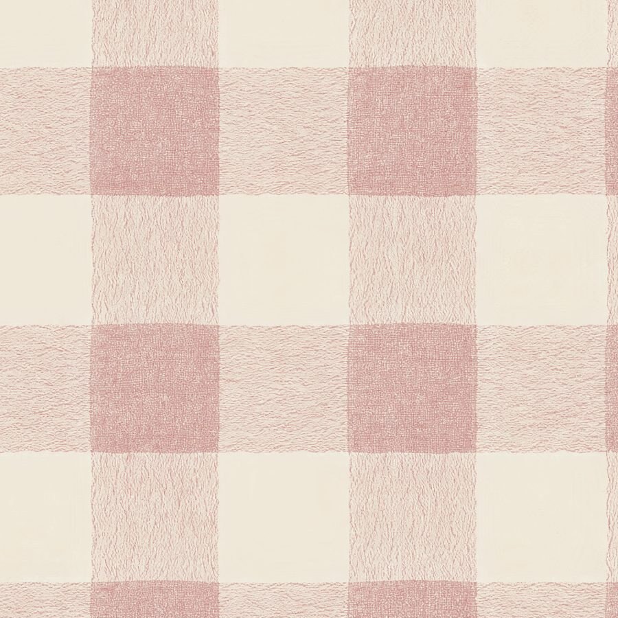 Holly Gingham Blush 4 Wallpaper and Wall Murals South Africa Holly Gingham Blush close-up showing texture and colour