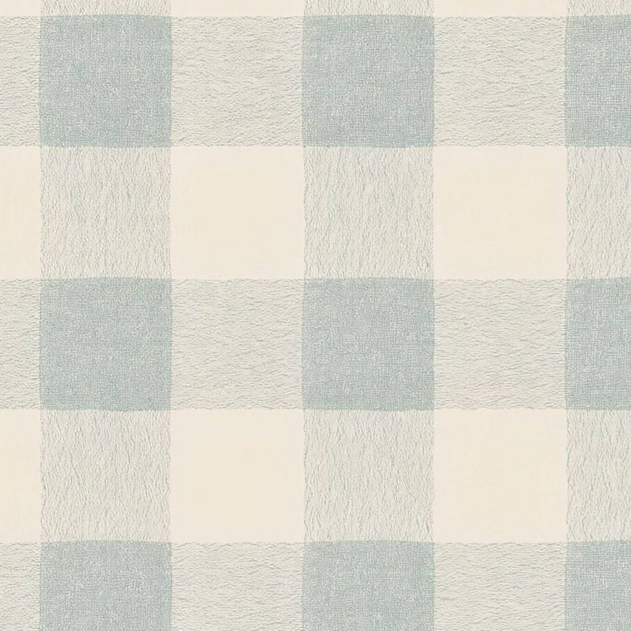 Holly Gingham Misty Blue 4 Wallpaper and Wall Murals South Africa Holly Gingham Misty Blue close-up showing texture and colour