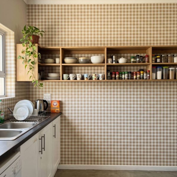 Holly Gingham Ochre
