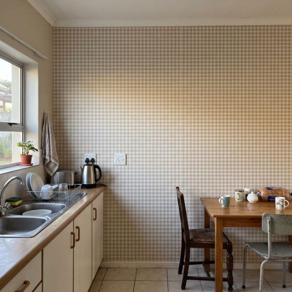 Holly Gingham Stone shown in a kitchen