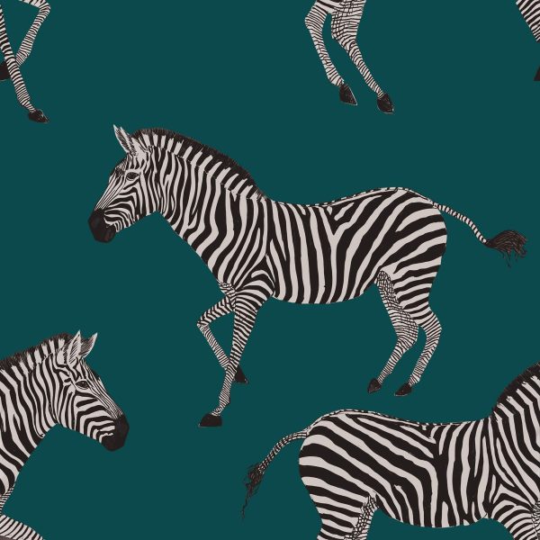 Kala Teal Wallpaper