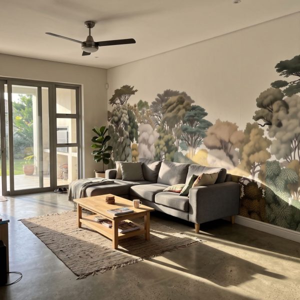Kruger Treeline Mural Soft Colour