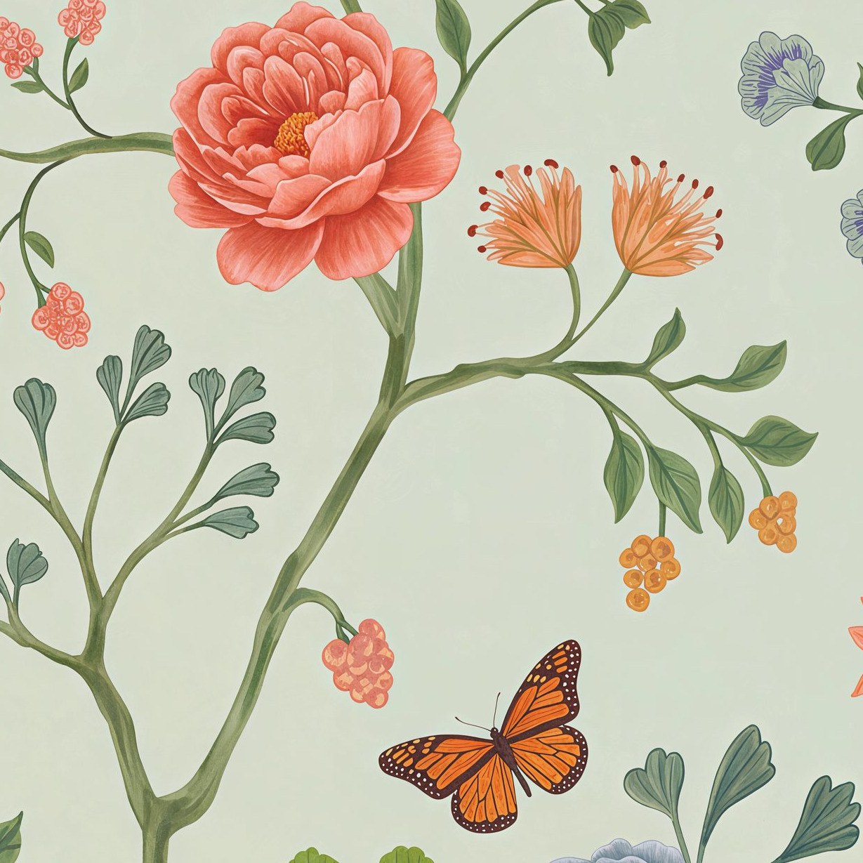 Butterfly Garden Trellis 3 Wallpaper and Wall Murals South Africa Butterfly Garden Trellis close-up showing texture and colour