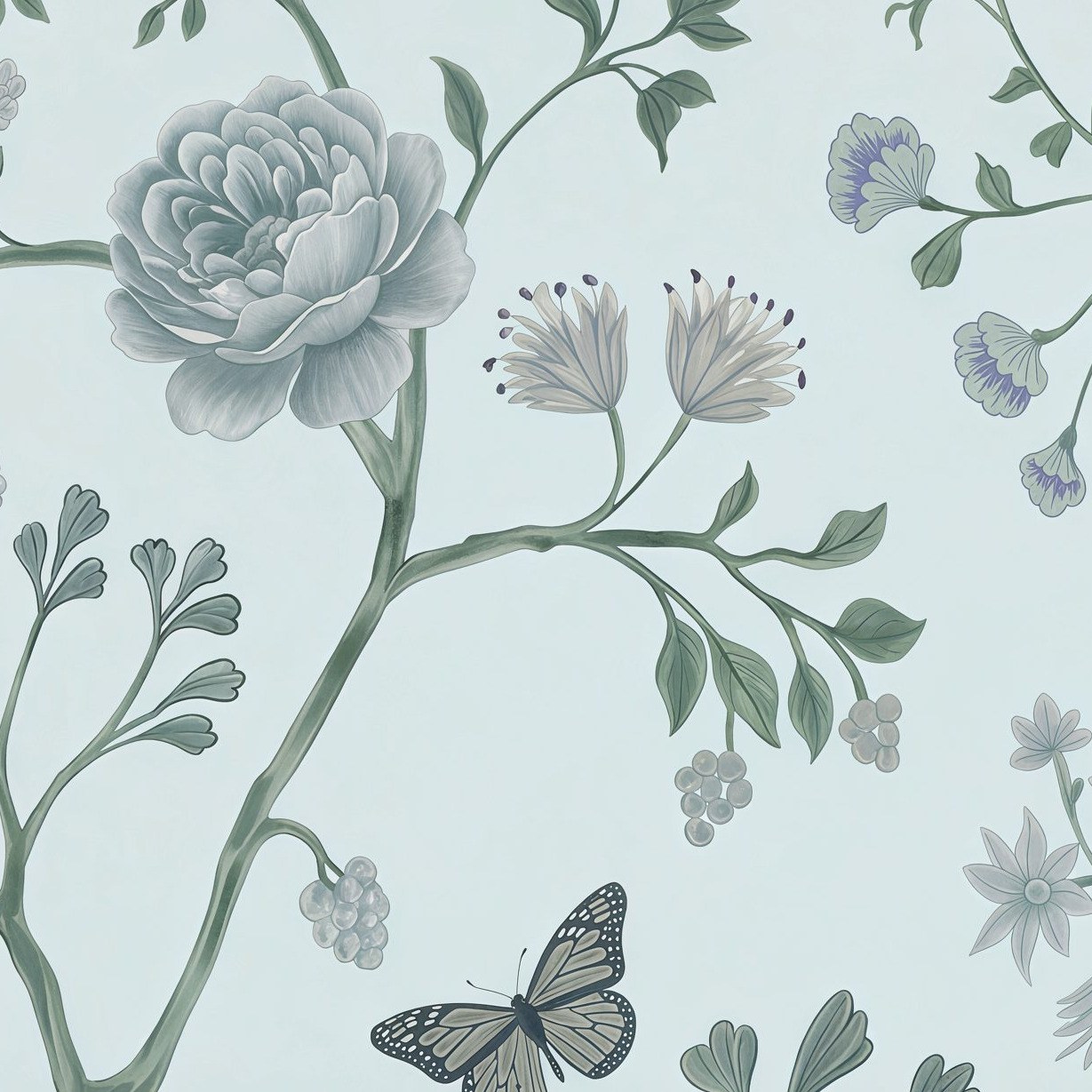 Orchard Blossom Trellis 3 Wallpaper and Wall Murals South Africa Orchard Blossom Trellis close-up showing texture and colour
