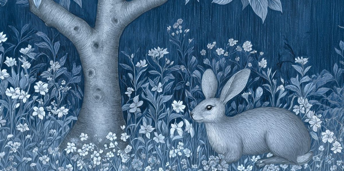 Orchard Tapestry Mural Delft 4 Wallpaper and Wall Murals South Africa Orchard Tapestry Mural Delft close-up showing texture and colour