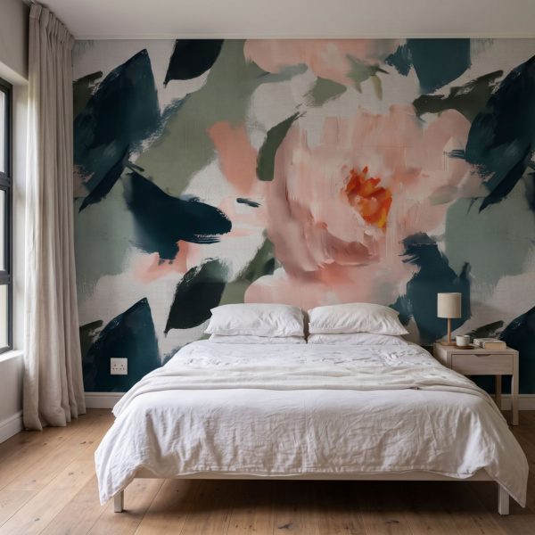 Painter's Peony Wall Mural