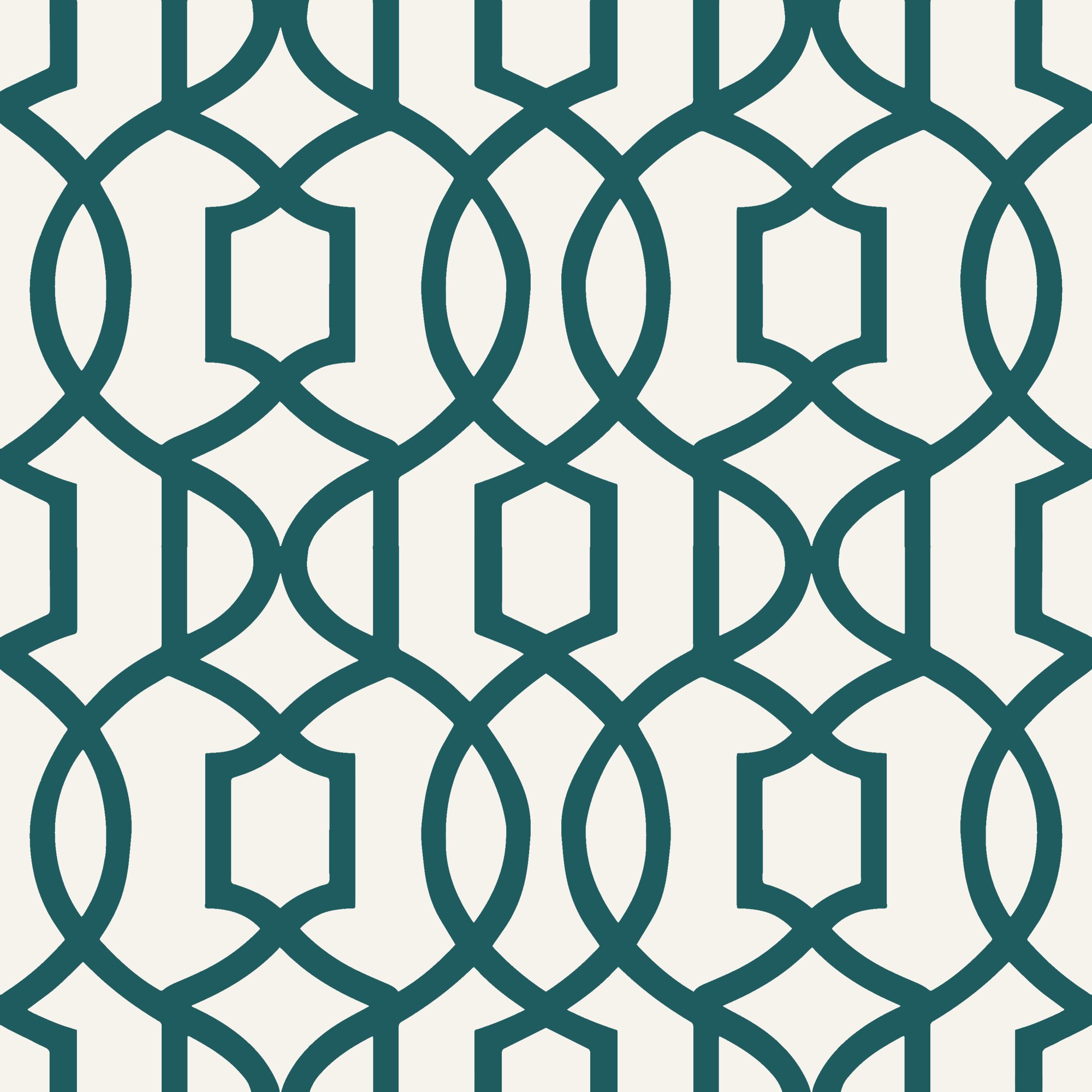 Pizazz Trellis Teal 2 Wallpaper and Wall Murals South Africa Pizazz Trellis Teal, geometric trellis in teal and cream wallpaper - WallpaperOnline