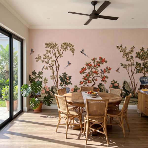 Scholars Garden Chinoiserie Blush