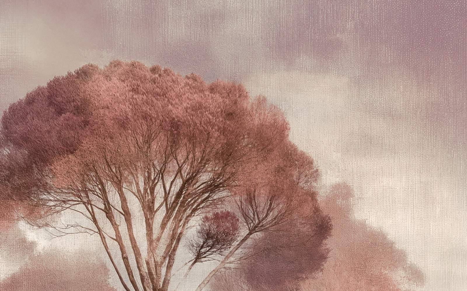 Signal Hill Trees Mural Oxblood 4 Wallpaper and Wall Murals South Africa Signal Hill Trees Mural Oxblood close-up showing texture and colour