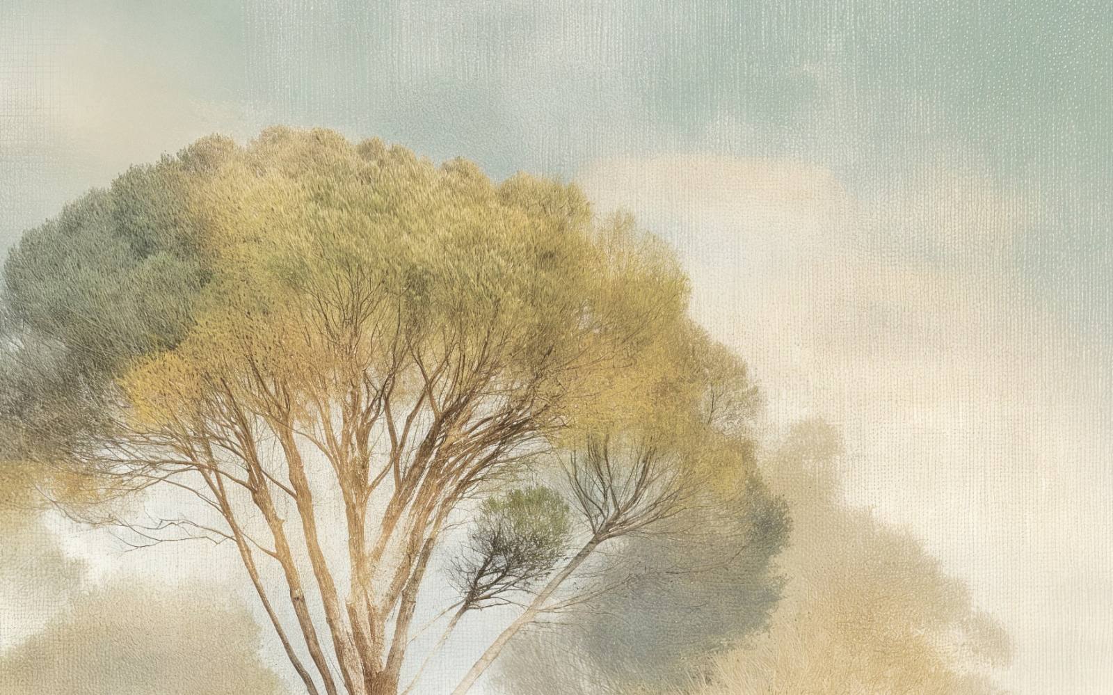 Signal Hill Trees Mural Soft Colour 4 Wallpaper and Wall Murals South Africa Signal Hill Trees Mural Soft Colour close-up showing texture and colour